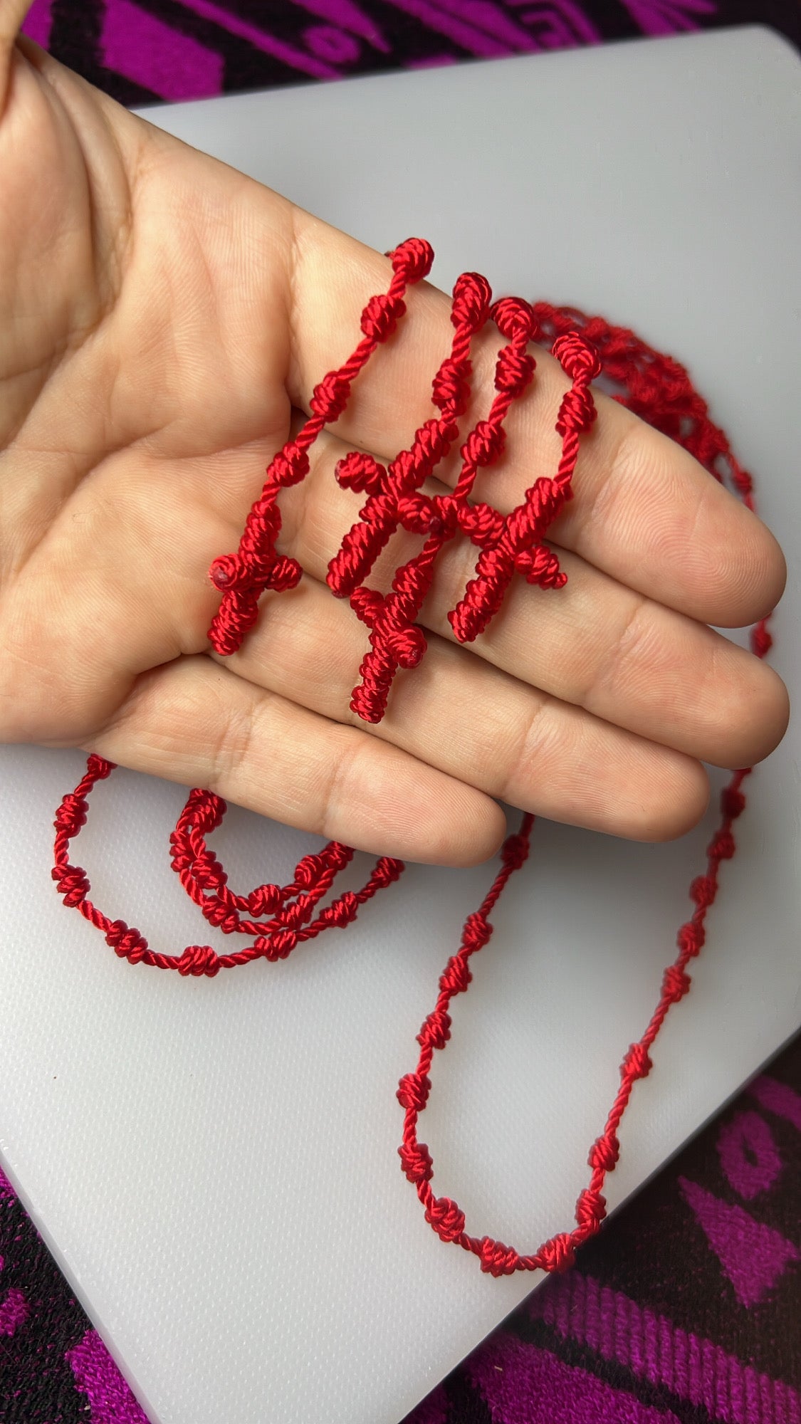 Blessed Rosary-Red