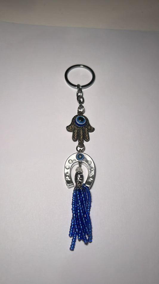 Hamsa Ojo Keychain