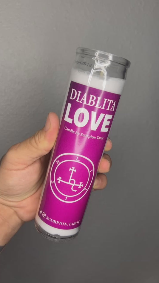 Diablita Love Candle
